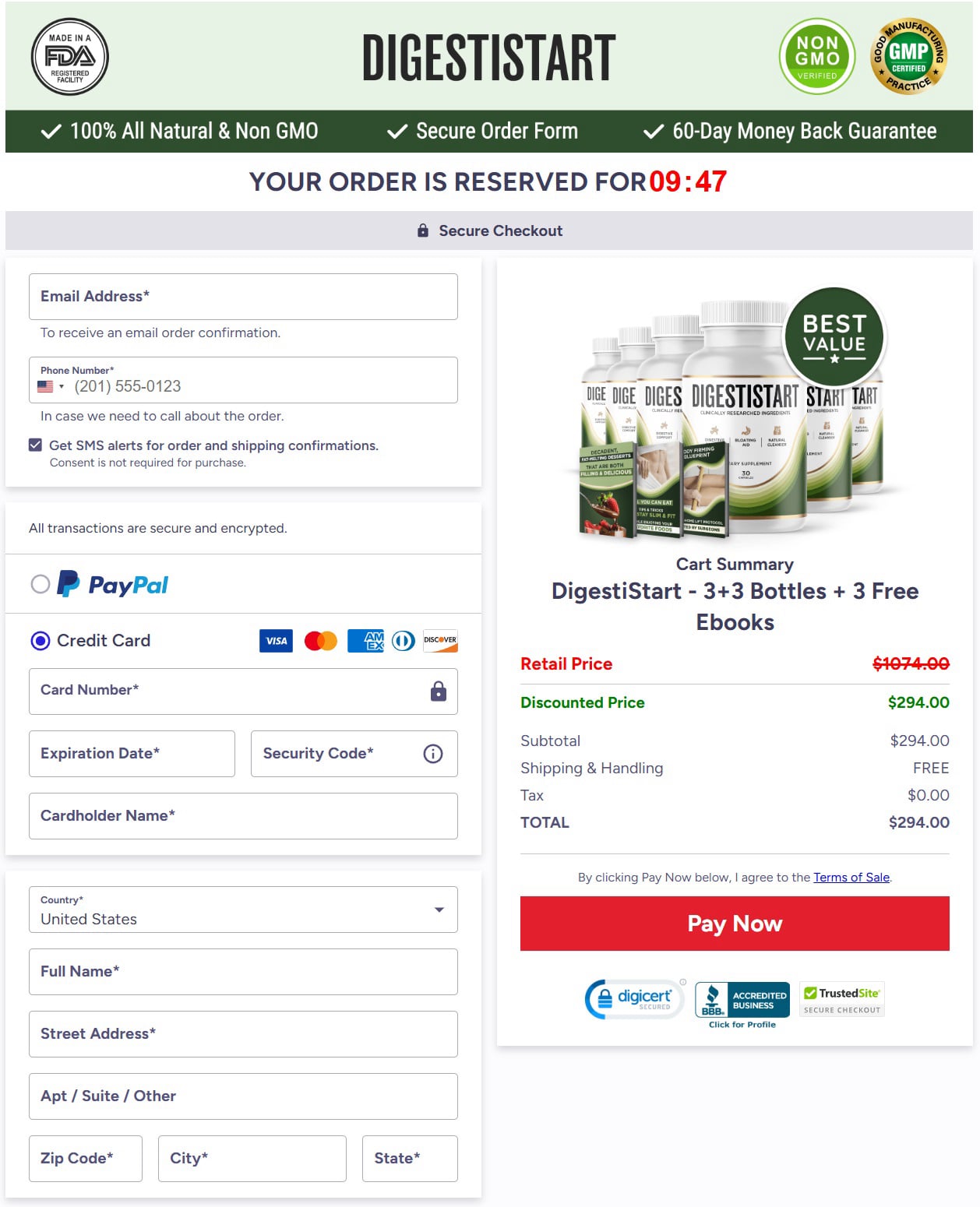 Digestistart Offer